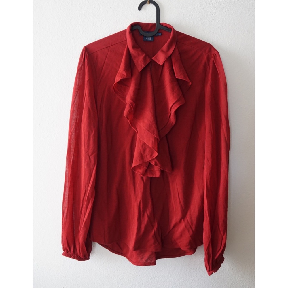 Ralph Lauren Red Blouse